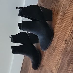 Womens black booties